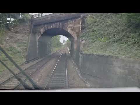 Führerstandmitfahrt. München - Salzburg Teil 1. München Laim - Rosenheim.. Z kabiny maszynisty.