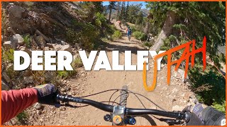 The best TECH and JUMPS in Utah? DEER VALLEY Bike Park | Aspen Slalom and Tidal Wave