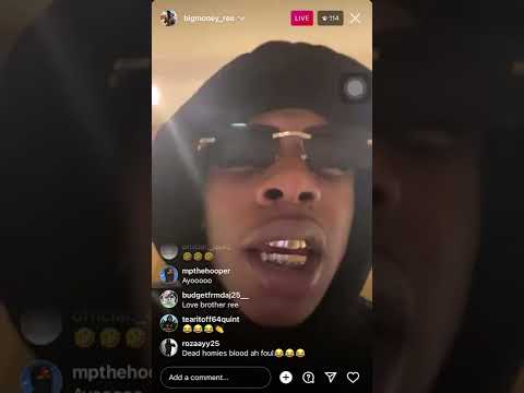 Big Money Ree couple days before he got locked UP (INSTAGRAM LIVE)