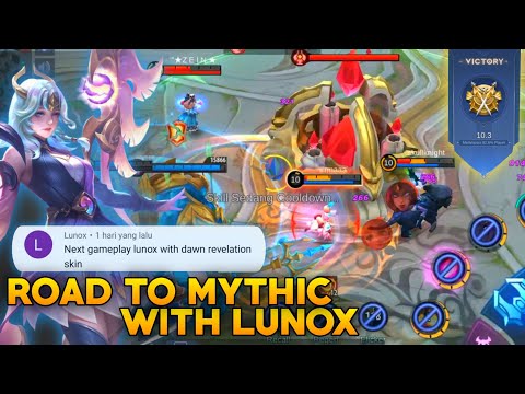 ROAD TO MYTHIC WITH LUNOX | NOTHING CAN STOP MY LUNOX | LUNOX GAMEPLAY | LUNOX BEST BUILD 2022