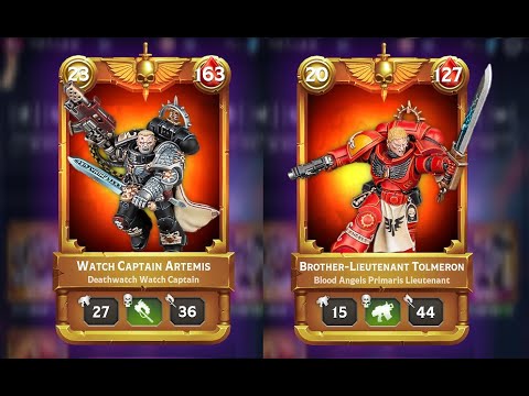 Warhammer Combat Cards: Artemis vs Tolmeron