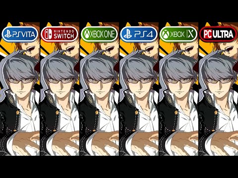 Persona 4 Golden | PS Vita vs Switch vs Xbox One vs PS4 vs Series X vs PC Ultra | Comparison 4K