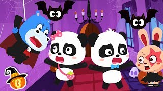 Baby Panda&#39;s Halloween Night | Halloween Cartoon | Halloween Makeup | Halloween Songs | BabyBus