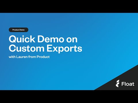 How to Create a Custom CSV Template in Float