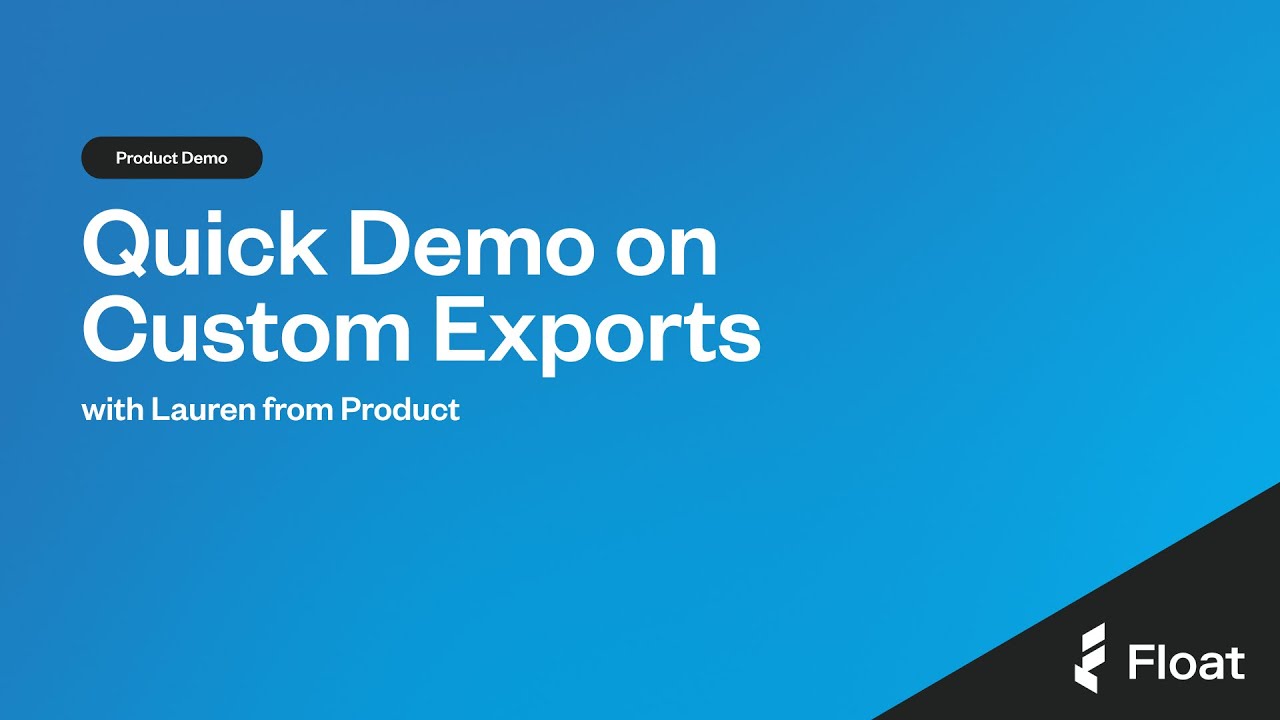 How to Create a Custom CSV Template in Float