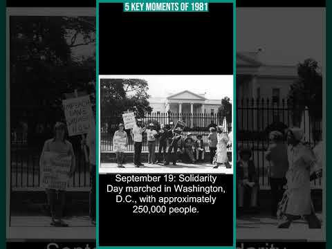 5 Key Moments of #1981 - #yearinreview #history #shorts