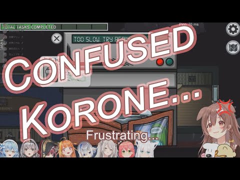 Korone misunderstands card swipe's English and gets frustrated! (English Sub)
