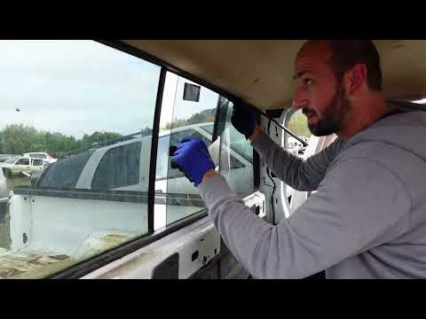 1999-2007 F-250 Super Duty Center Back Glass Install