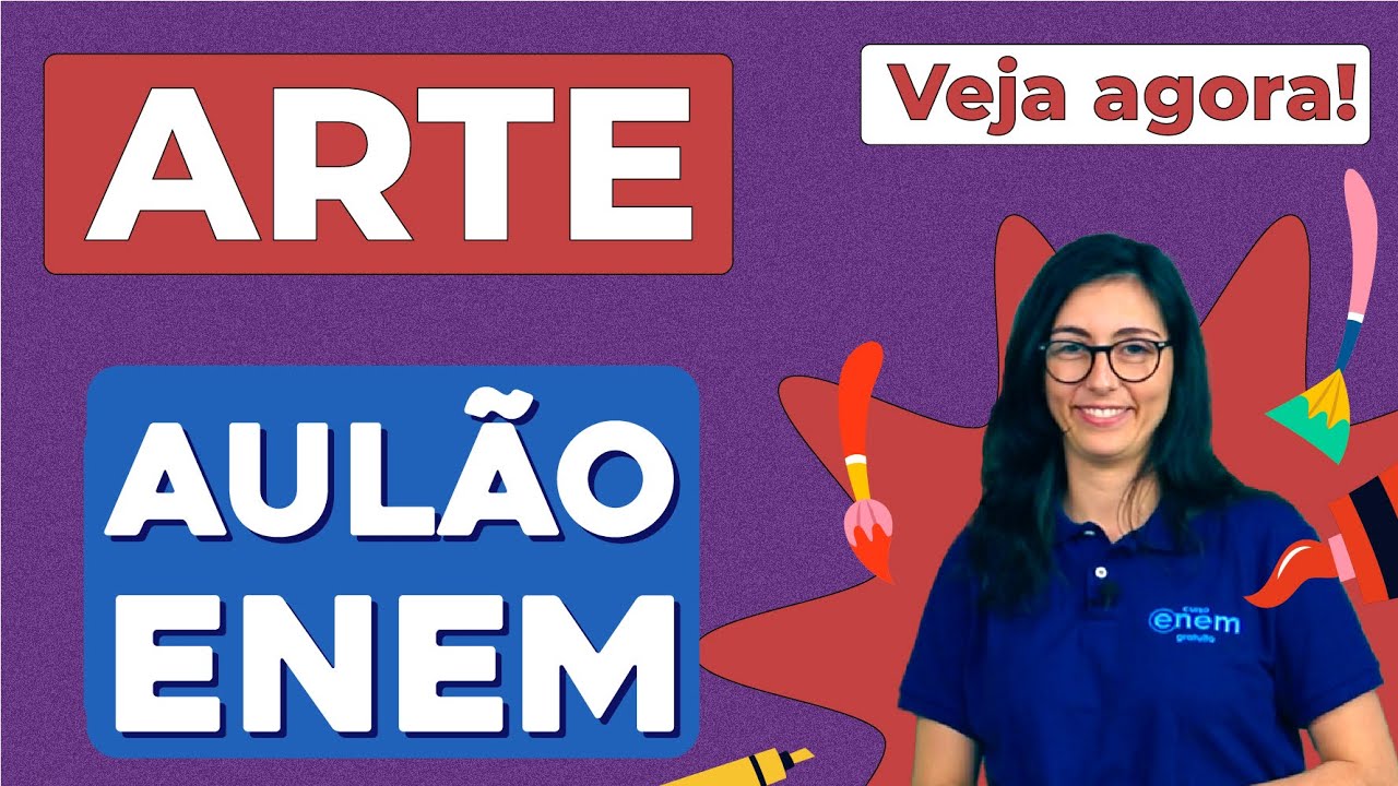AULÃO DE ARTE PARA O ENEM: conheça os temas que mais caem | Aulão Enem | Profa. Mariane Martins