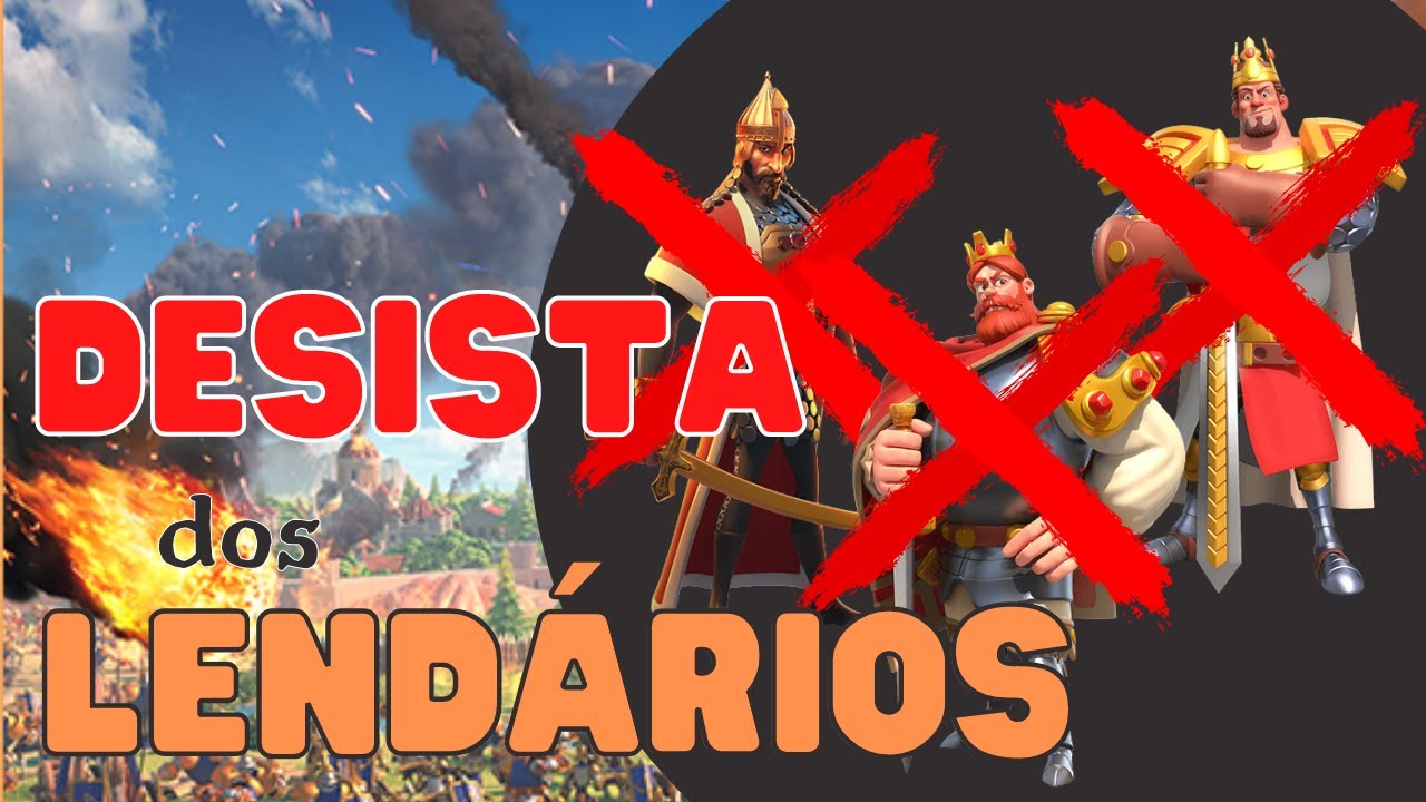 NÃO EVOLUA COMANDANTES LENDÁRIOS NO INICIO DE RISE OF KINGDOMS  - ENTENDA O PORQUÊ?