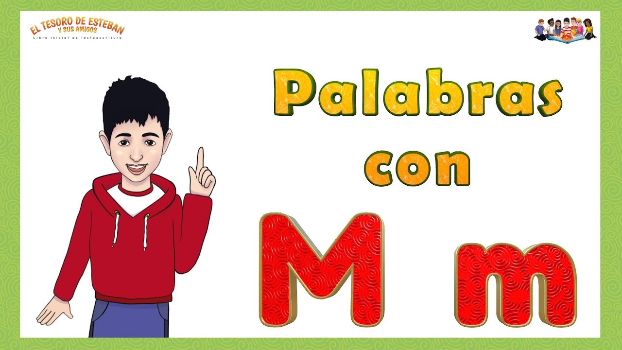 La letra M | Aprende a leer y escribir palabras | Fácil y divertido