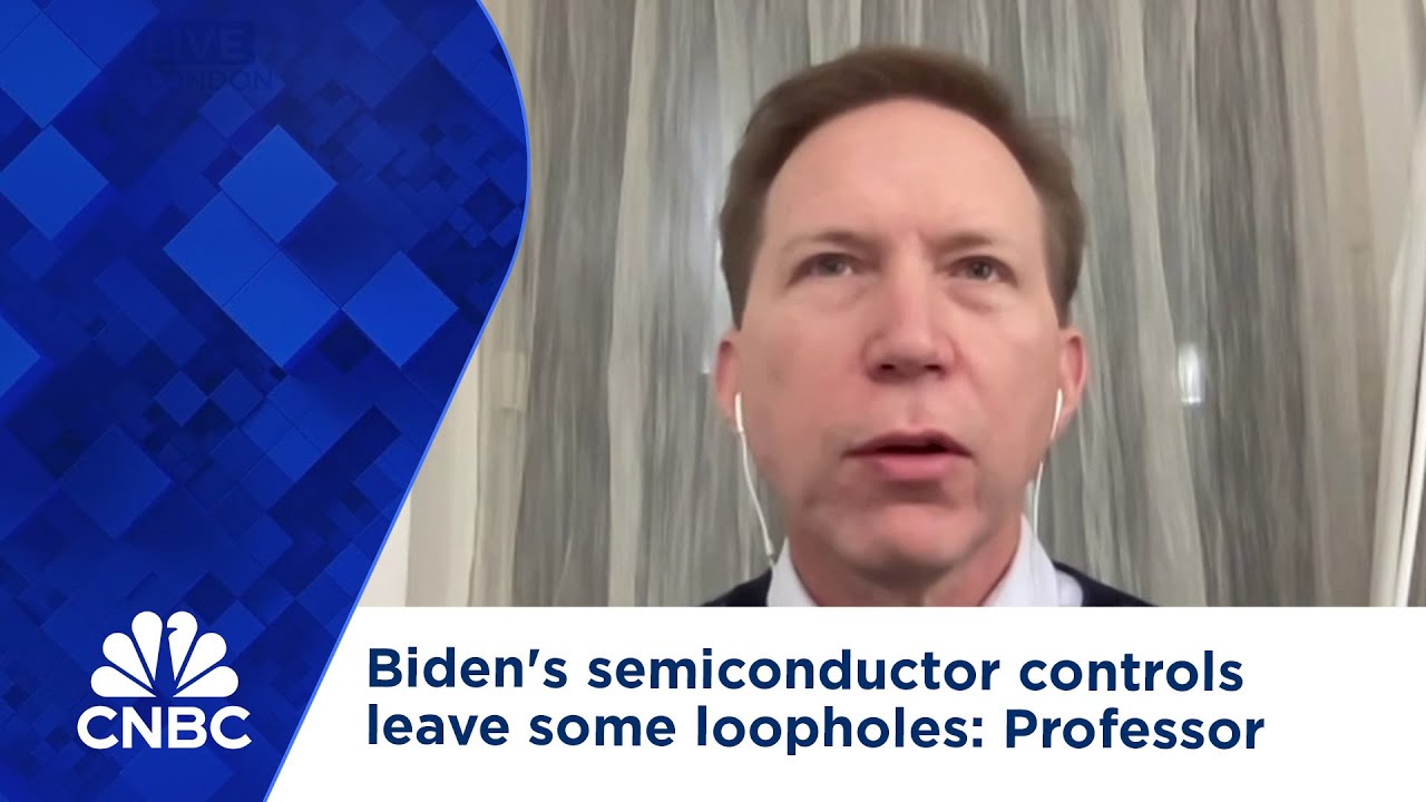 Biden's semiconductor controls leave some loopholes: CBS Professor