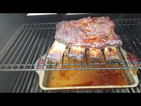 Texas style beef ribs on the Weber SmokeFire