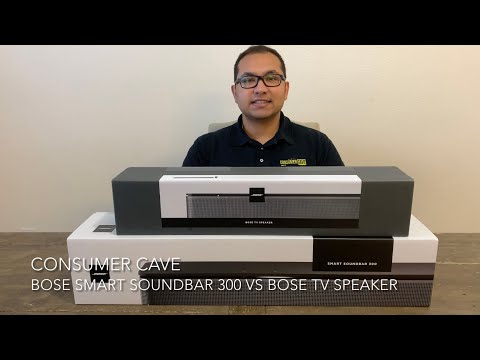 Bose Smart Soundbar 300 vs Bose TV Speaker Comparison and Review with Sound Test
