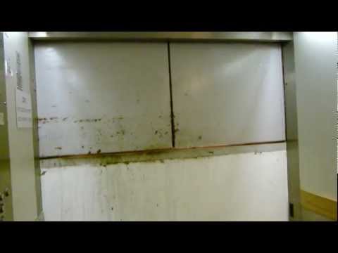 1988 Stahl freight elevator with nice motor @  Hvaltorget Shopping Center, Sandefjord, Norway