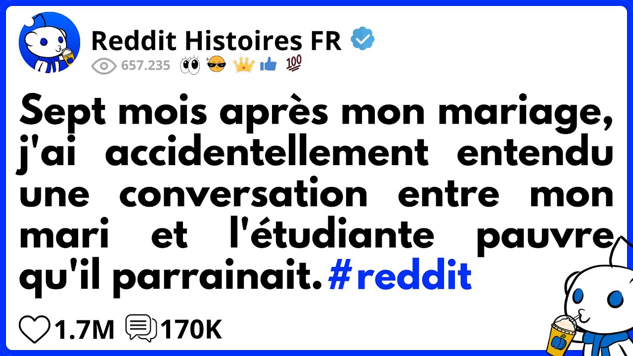 Sept mois après mon MARIAGE, j'ai accidentellement entendu une CONVERSATION entre mon MARI et...