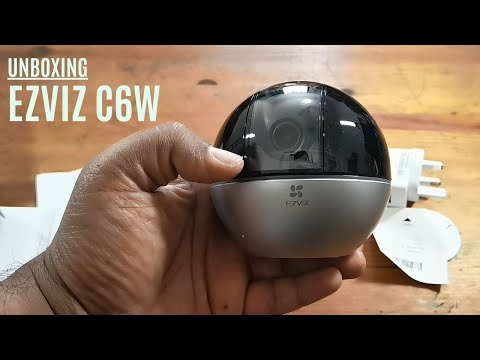 EZVIZ C6W Indoor Security Camera Unboxing in Dubai