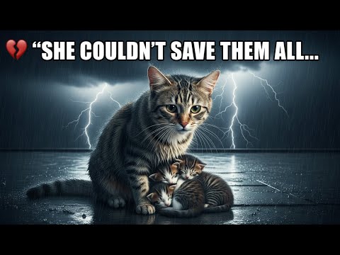 **A Mother Cat’s Impossible Choice on a Stormy Night | A Heartbreaking True Story**