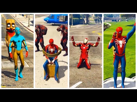 SUPERHERO MEGA BATTLE #1 MARVEL  AND DC SUPERHERO BATTLE SPIDERMAN VS IRONMAN VS FLASH VS SUPERMAN