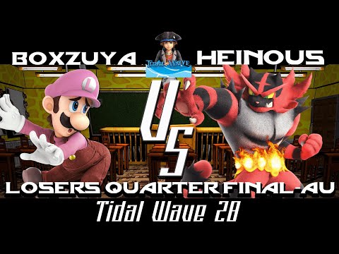 VGC: Tidal Wave 28: Losers Quarter-Final-AU | Boxzuya (Luigi, Ken) V.S. Heinous (Incineroar)
