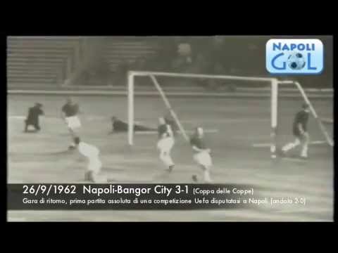 Napoli Bangor 3-0 e 2-1 CoppaCoppe 1962