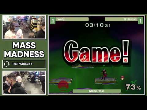 Mass Madness 35 SSBM - Wally (Peach) vs. Kalvar [L] (Marth) - Melee GF