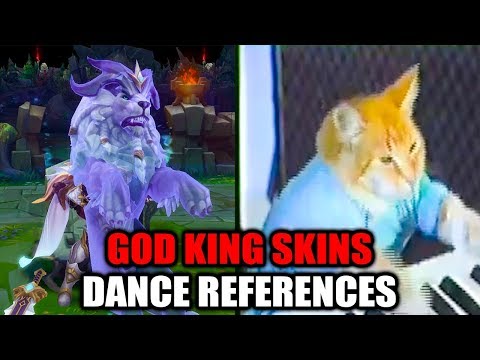 God King Darius and Garen Dance References 2018 - League of Legends