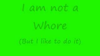 Lmfao: I am not a whore (lyrics)