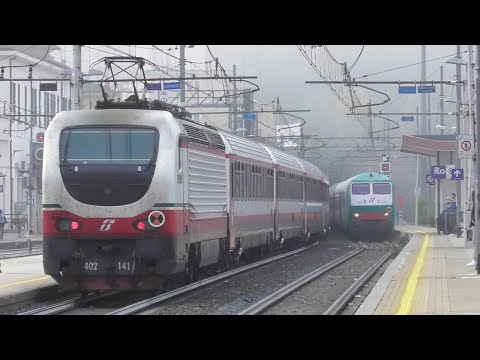 Stazione di Ronco Scrivia, Treni in transito, arrivo e partenza sulla linea dei Giovi [PARTE 1]