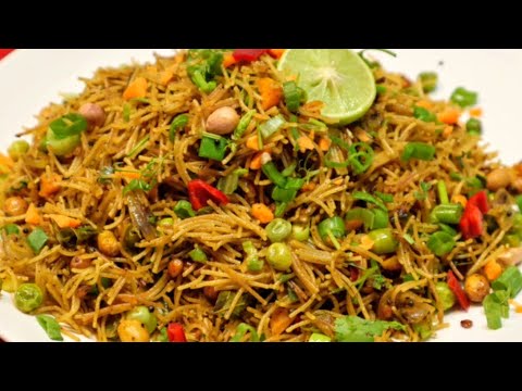 Savory Sweet Vermicelli (Sevai) with Mixed Vegetables