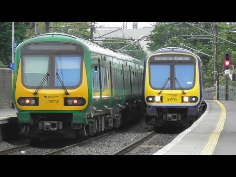 Irish Rail 29000 Class Commuter Trains - Howth Junction Station, Dublin
