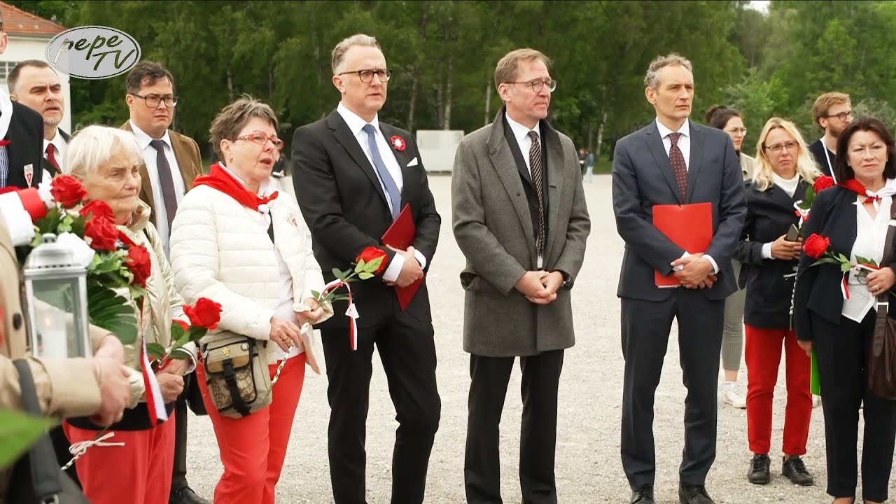 Pepe Info Odsłonięcie tablicy pamiątkowej poświęconej ojcu Marianowi Żelazkowi w obozie Dachau