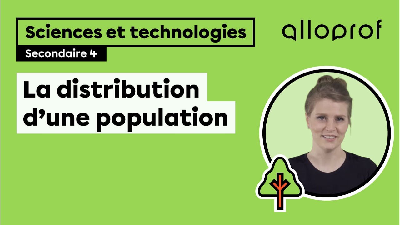 La distribution d'une population