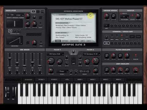 Synapse Dune 3 - VST synthesizer - factory presets demo