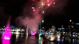 Vivid Sydney - Darling Harbour Aquatique Theater show - 2014