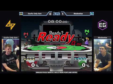 Bridgetown Blitz 3: Wave B Pools - God's Only Son (Captain Falcon) vs. Bladewise (Peach)