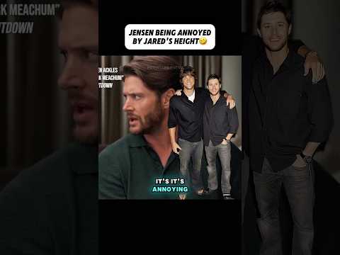 Jensen Being Annoyed By Jared’s Height🤣#shorts #jensenackles