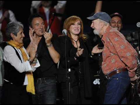 Pete Seeger and Bruce Springsteen-The ghost of Tom Joad.