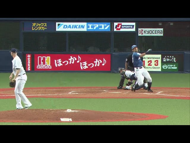 【4回表】ファイターズ・大田が左中間スタンドへ9号3ランホームランを放ち勝ち越し!! 2018/5/9 Bs-F