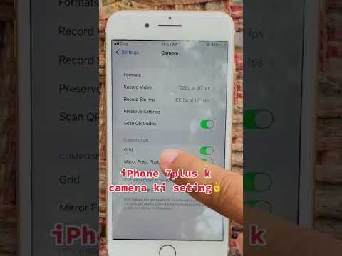 i Phone 7 Plus Camera Setting