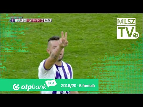 Feczesin Róbert első gólja az Újpest FC – DVSC mérkőzésen