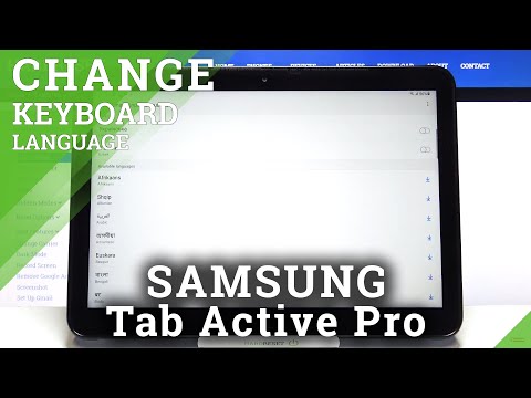 How to Change Keyboard Language in SAMSUNG Galaxy Tab Active Pro – Update Dictionary