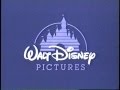 Walt Disney Pictures 1993 Company Logo VHS Capture