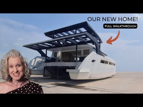Inside Our Custom 68ft Solar Electric Catamaran | Full Tour