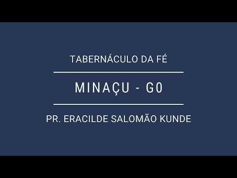 Culto de Oração | 10.09.2026 | Pr. Eracilde S. Kunde | Minaçu - GO