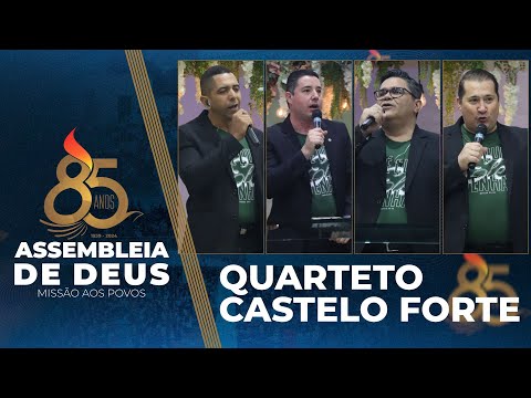 QUARTETO CASTELO FORTE // Santo pra sempre / Caminho no deserto / Bondade de Deus / Além do rio azul