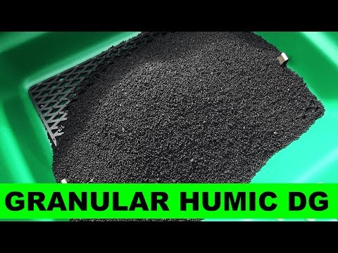 Applying granular humic acid