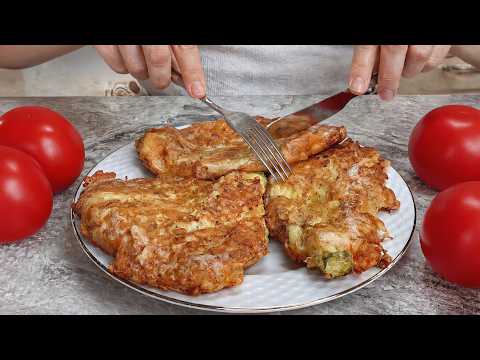 Кабачки с яйцами вкуснее мяса! Мало кто знает секрет! Бабушка научила готовить рецепт за 15 минут