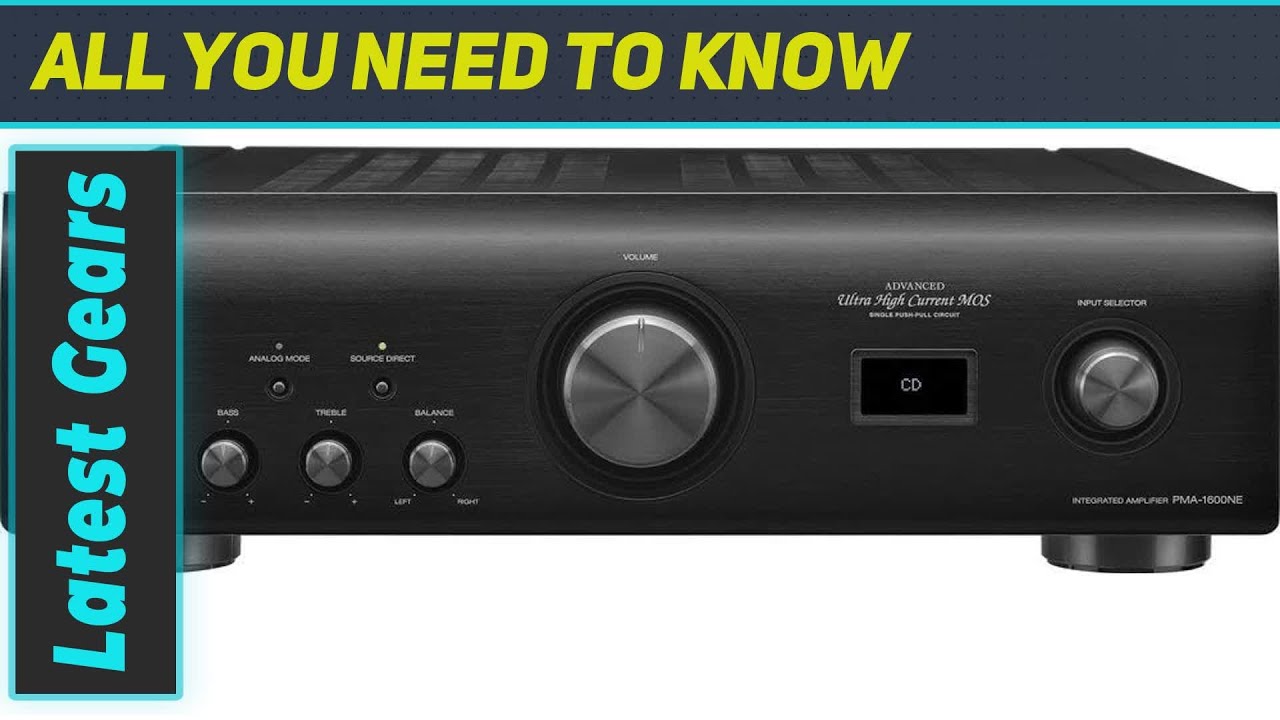 Denon PMA-1600NE Stereo Integrated Amplifier Review