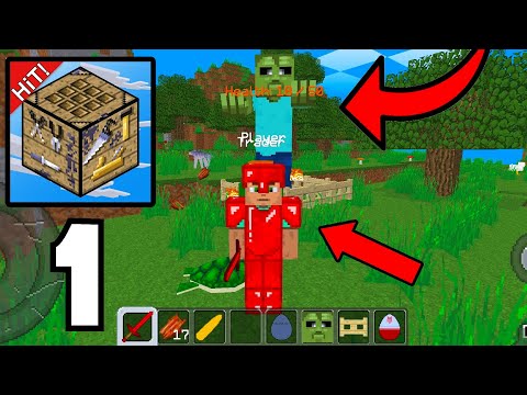 MultiCraft - Build and Mine - Survival - gameplay part 1 (Best MCPE COPY ??) - YouTube